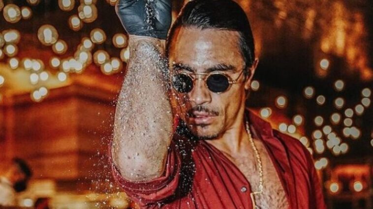 Polémica por los altos precios del nuevo restaurante de Salt Bae