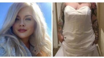Una mujer arremete contra una tienda de novias por el vestido de novia que le enviaron