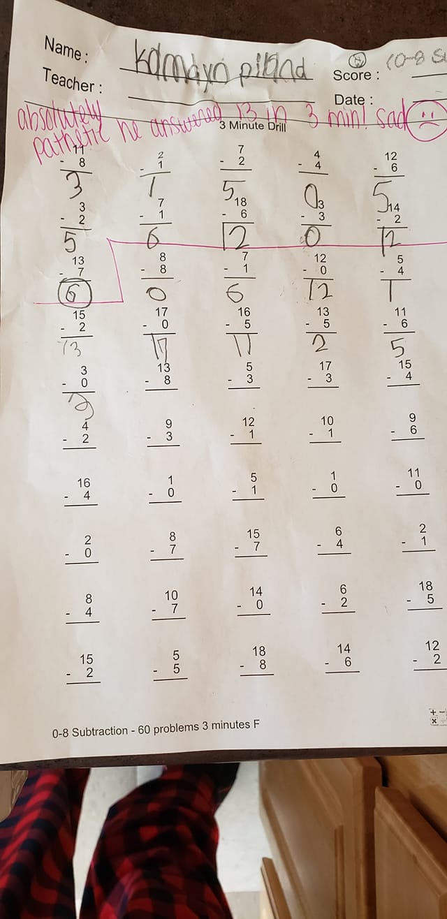 examen de matematicas