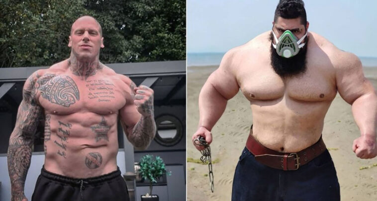 el huk iraní se enfrenta a Martyn Ford