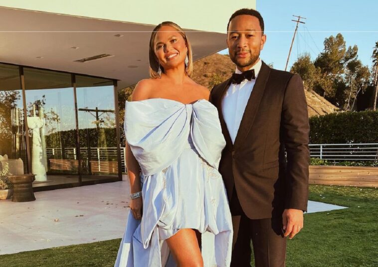 La modelo Chrissy Teigen es criticada en las redes sociales por su fiesta temática de ‘El juego del calamar’