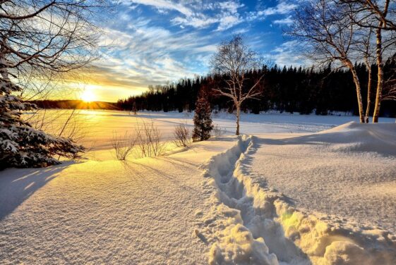 paisajes con nieve