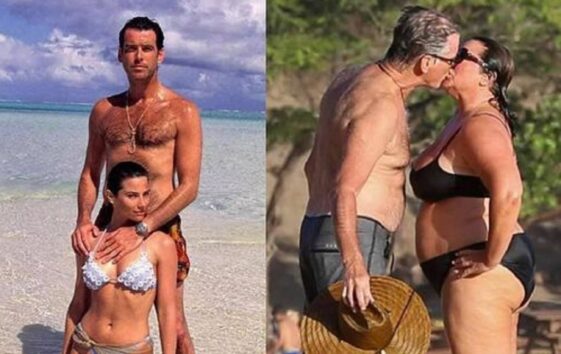 La esposa del actor Pierce Brosnan es criticada por su aspecto físico