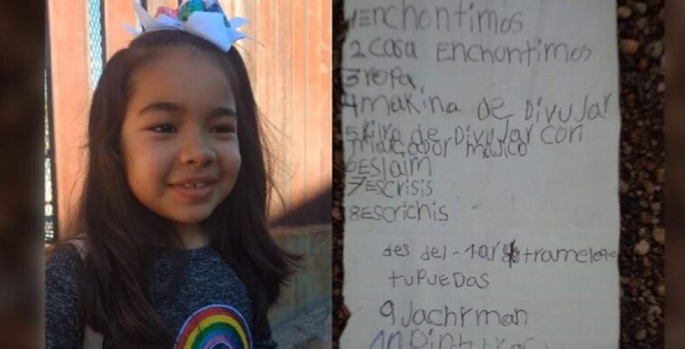 Un hombre al otro lado de la frontera encuentra la lista de deseos navideños de una niña mexicana y los hace realidad