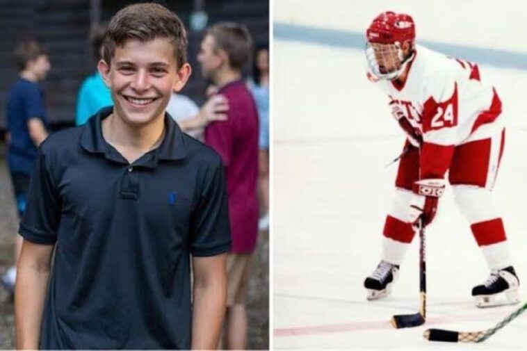 Un jugador de hockey muere después de que un patín de hielo le cortara accidentalmente el cuello en una colisión