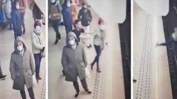 Una mujer es empujada a las vías del metro cuando llega el tren: se publica un vídeo