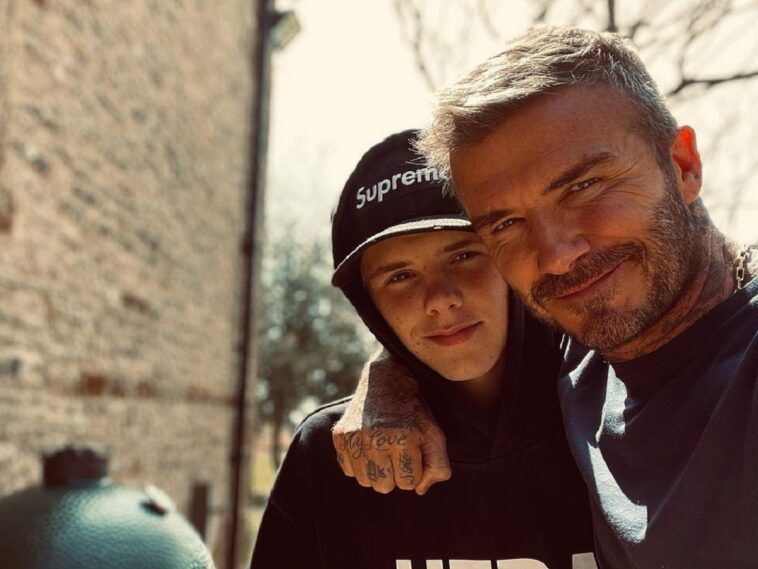 Polémicas fotos de Cruz, el hijo pequeño de David Beckham: el motivo