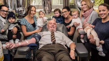 James Harrison, el «hombre del brazo de oro» salvó a millones de bebés gracias a su sangre