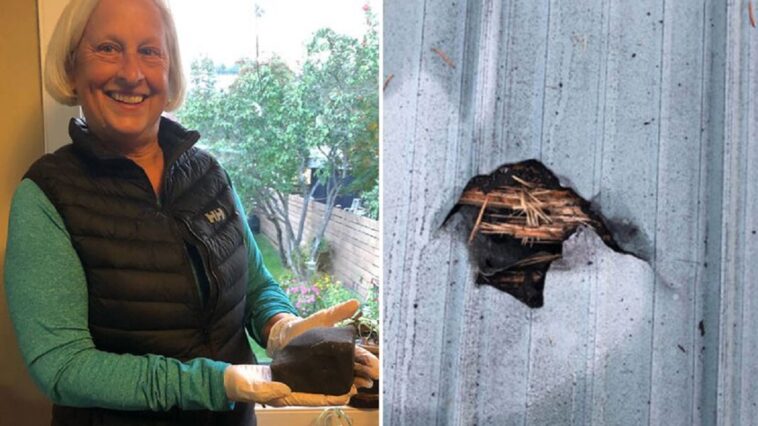 Una mujer casi muere al caer un meteorito sobre su almohada: su historia