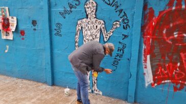 pintan mural por asesinatos de periodistas