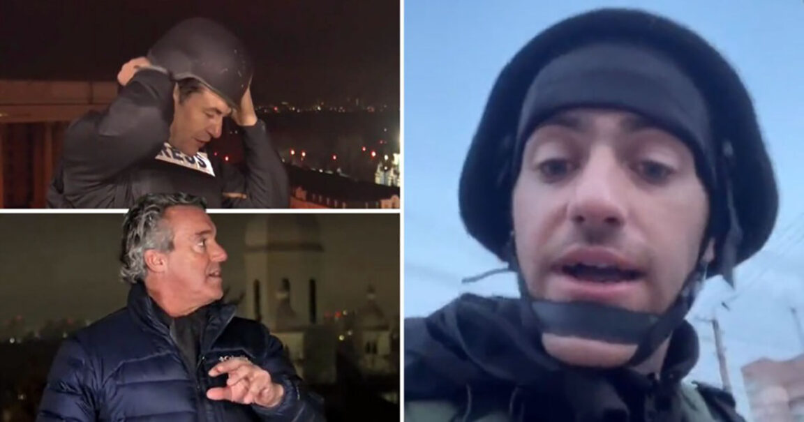 periodistas reaccionan a bombardeos en ucrania