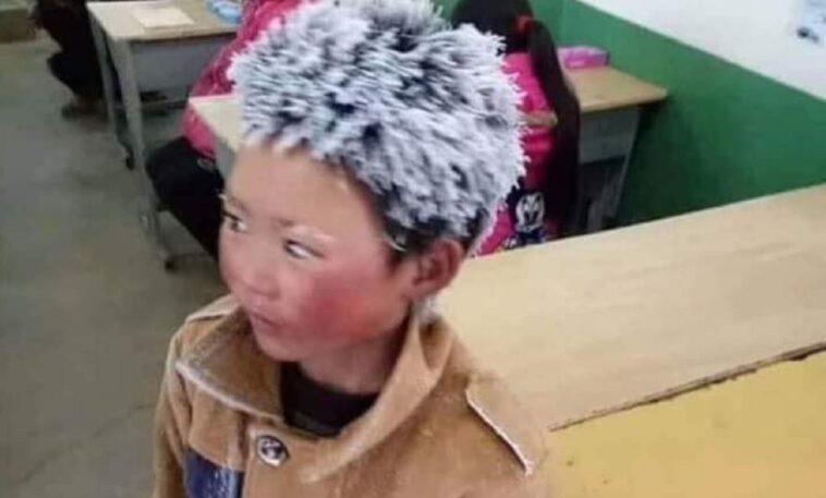 Su foto conmovió al mundo, hoy el «niño de hielo» tiene una nueva vida