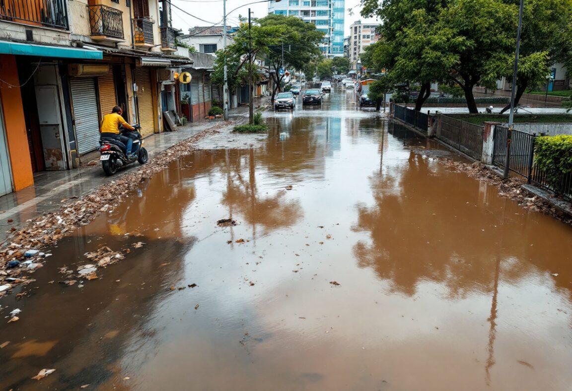 Immagine della devastazione a Bahía Blanca dopo l'inondazione