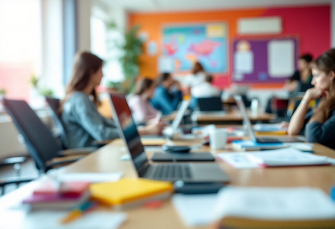 Jóvenes argentinos accediendo a becas tecnológicas