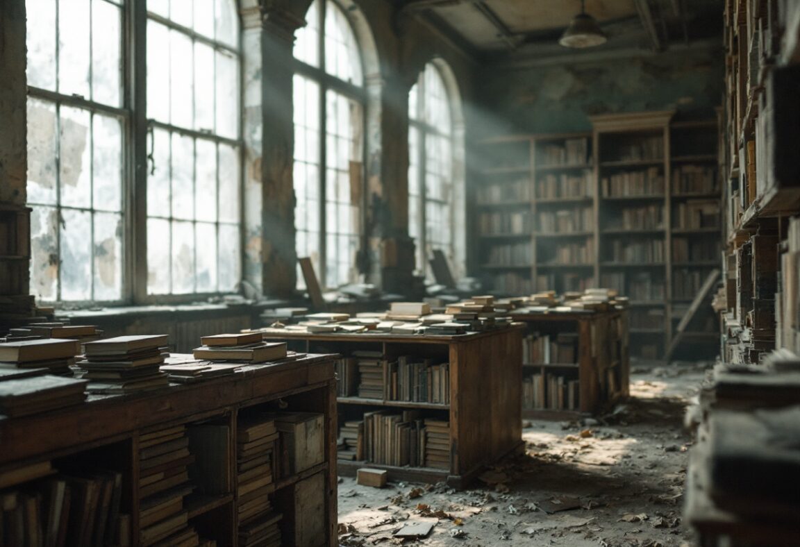 Interno della biblioteca della Escola Paulista de Medicina