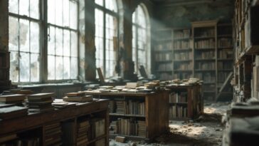 Interno della biblioteca della Escola Paulista de Medicina