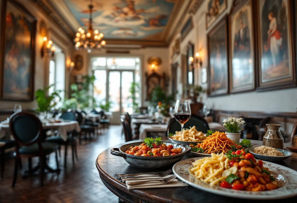 Interno del ristorante Botín, il più antico del mondo