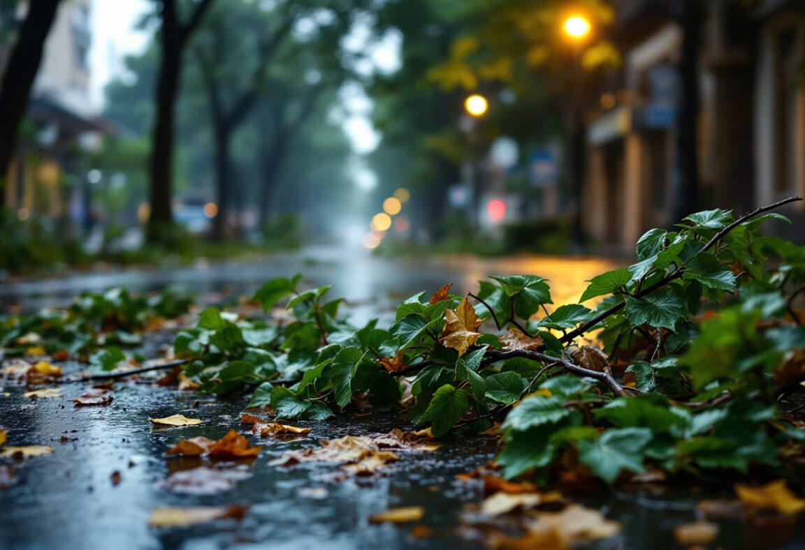 Tráfico congestionado a causa de la tormenta en São Paulo