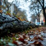 Árboles caídos en São Paulo tras una tormenta intensa