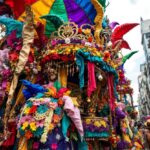 Académicos de Niterói durante il Carnaval di Rio de Janeiro