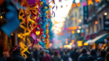 Partecipanti al carnaval di São Paulo sotto il sole cocente