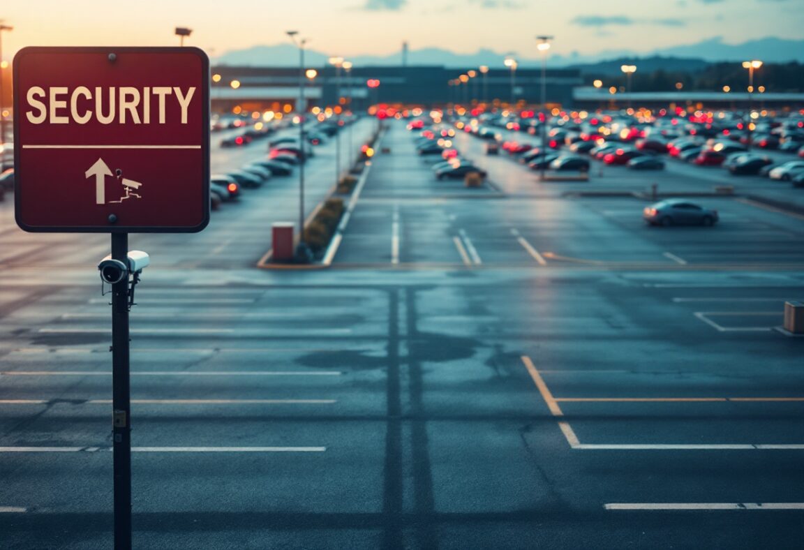 Immagine del parcheggio Carrefour dove è avvenuto il sequestro