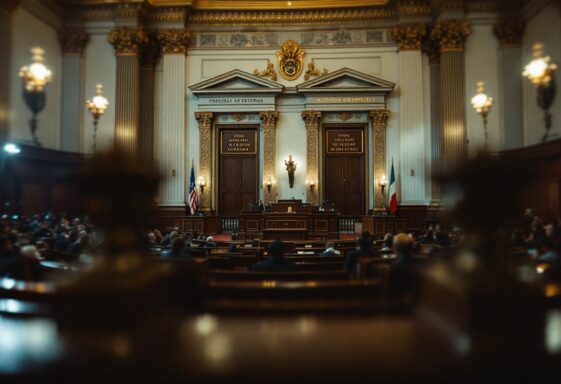 Imagen que ilustra conflictos políticos en el Congreso sobre la Defensoría del Niño