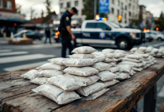 Detención en un control policial relacionado con narcotráfico