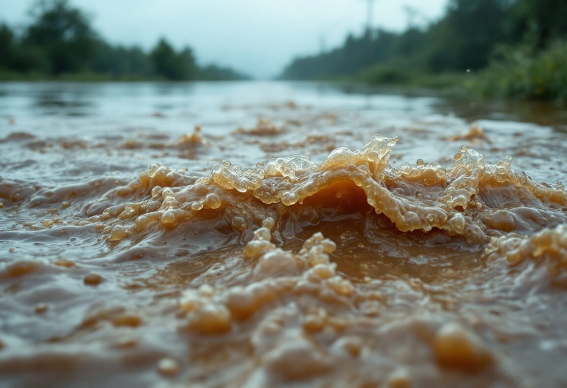 Immagine della crecida del fiume Pilcomayo a Salta