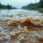 Immagine della crecida del fiume Pilcomayo a Salta