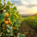 Aviación agrícola en Brasil con cultivos en el campo