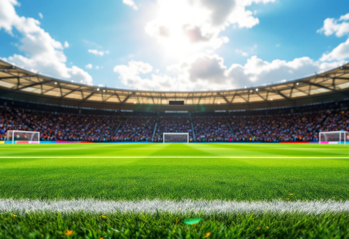 Jugadores en acción durante los cuartos de final de la UEFA Nations League