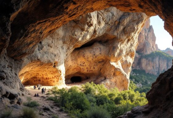 Immagine della Cueva de las Manos in Argentina