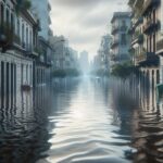 Vecinos enfrentando la tormenta en Buenos Aires