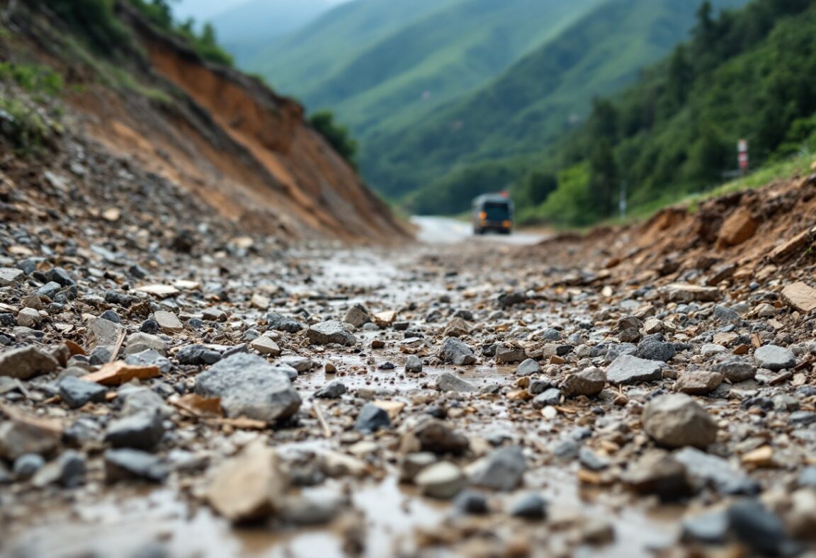 Deslizamientos de tierra en Nariño afectando carreteras