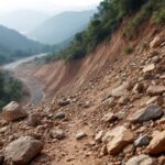 Immagine dei deslizamientos in Nariño che colpiscono la mobilità