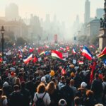 Ekrem Imamoglu durante una manifestazione politica