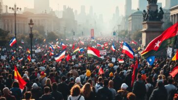 Ekrem Imamoglu durante una manifestazione politica