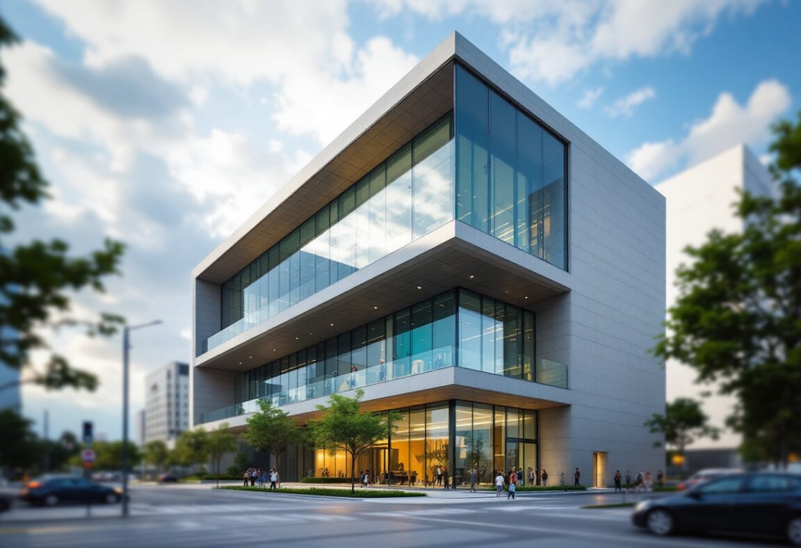 Palacio de Justicia de Medellín con diseño moderno