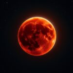 Eclipse lunare totale con luna di sangue marzo 2025