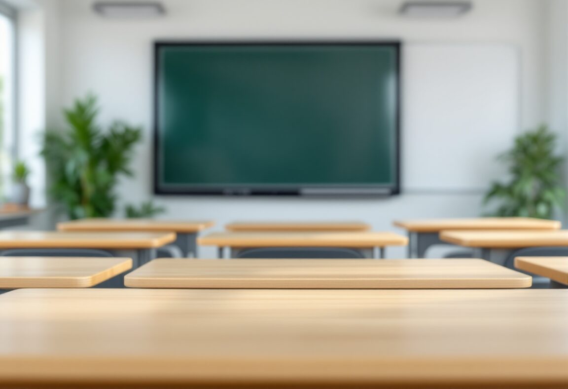 Estudiantes en aula discutiendo sobre violencia de género