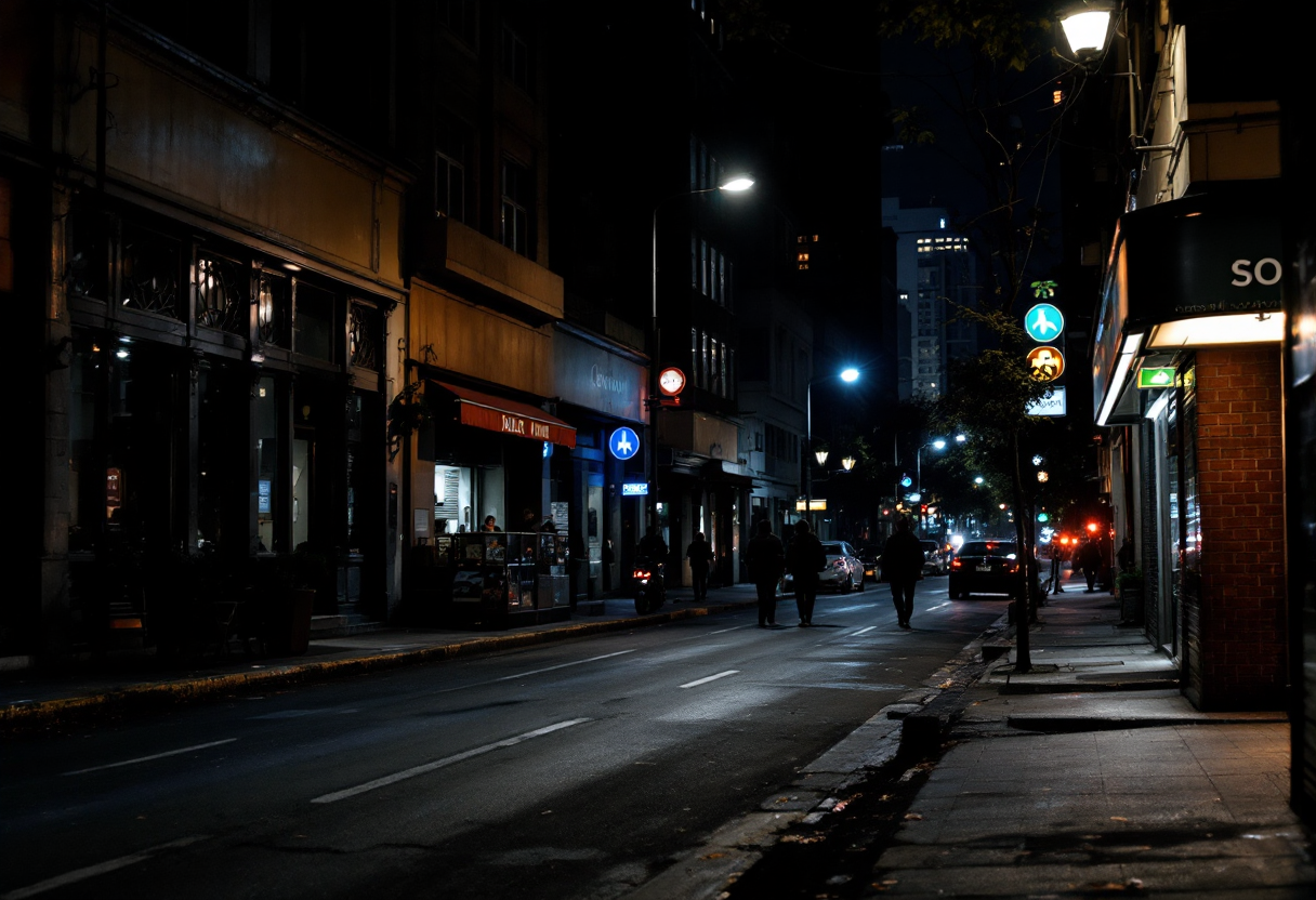 Immagine del gran apagón che colpisce Buenos Aires