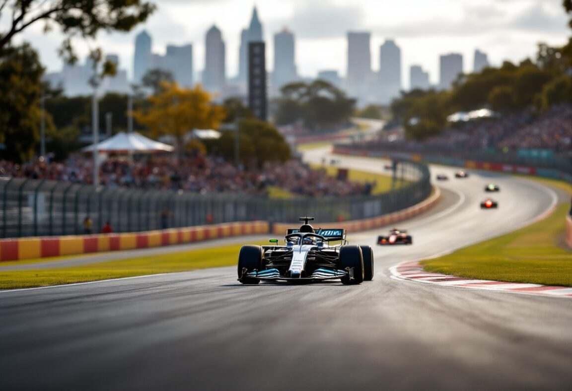 Piloti in azione durante il Gran Premio di Australia