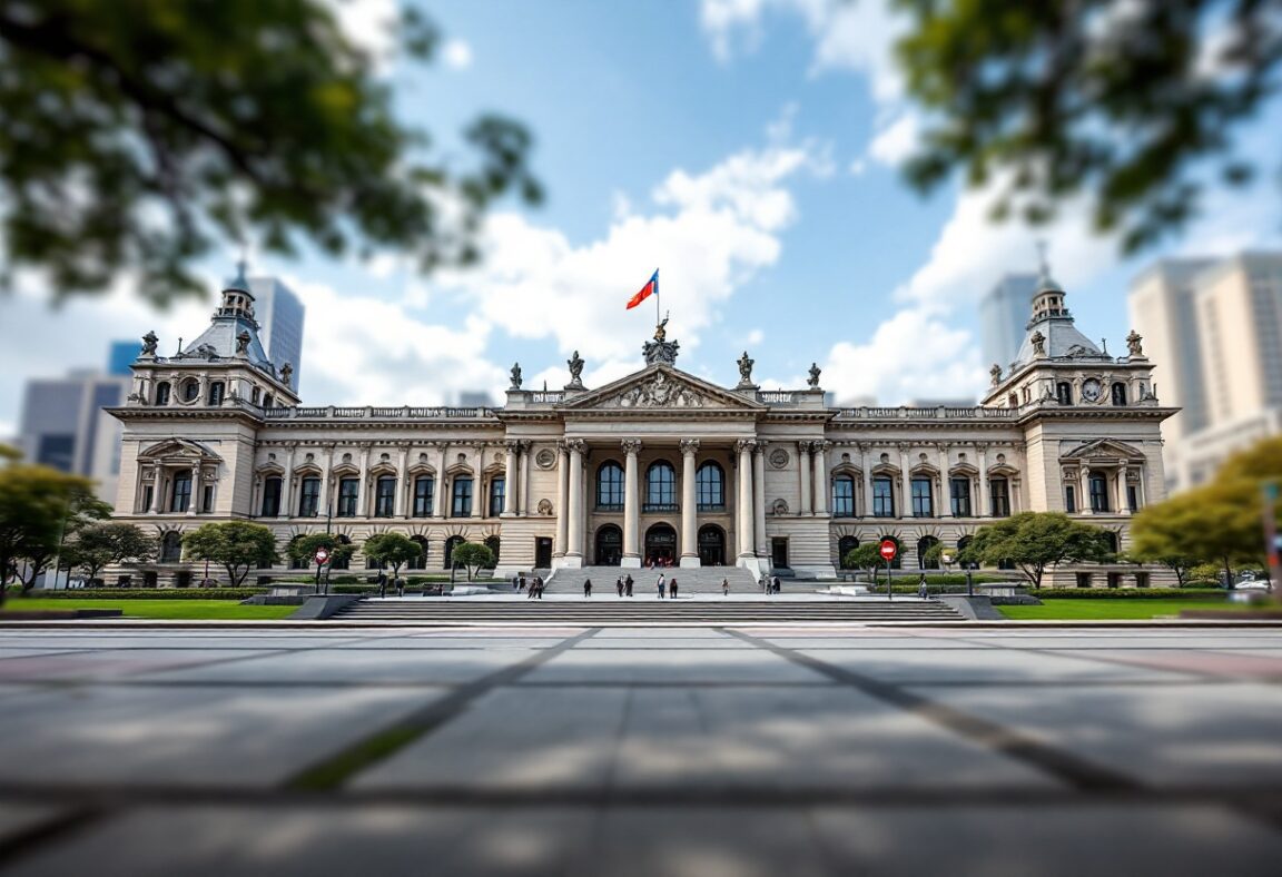 Imagen de enfrentamientos en el Congreso durante el escándalo