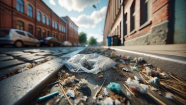 Immagine dell'esplosione di una borsa di basura a Boyacá