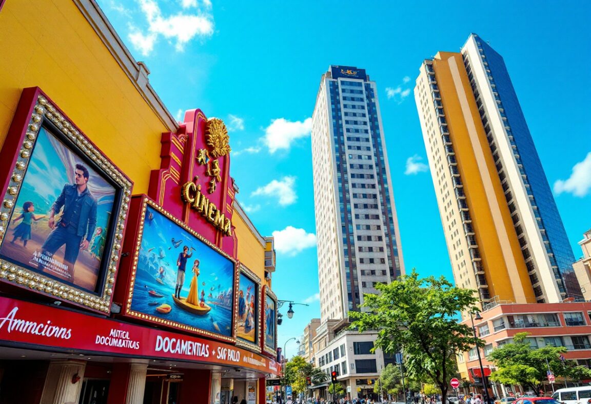 Locandina dei film in uscita nei cinema di São Paulo