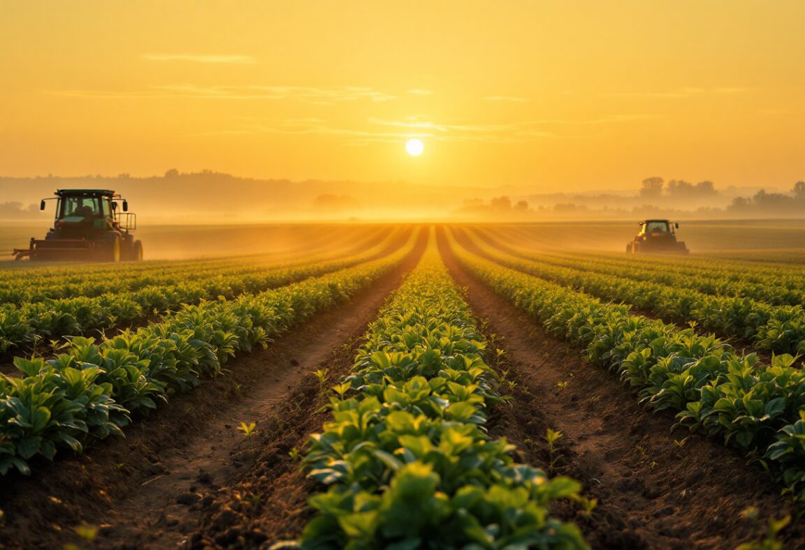 Immagine di Expoagro 2025 con visitatori e stand agricoli