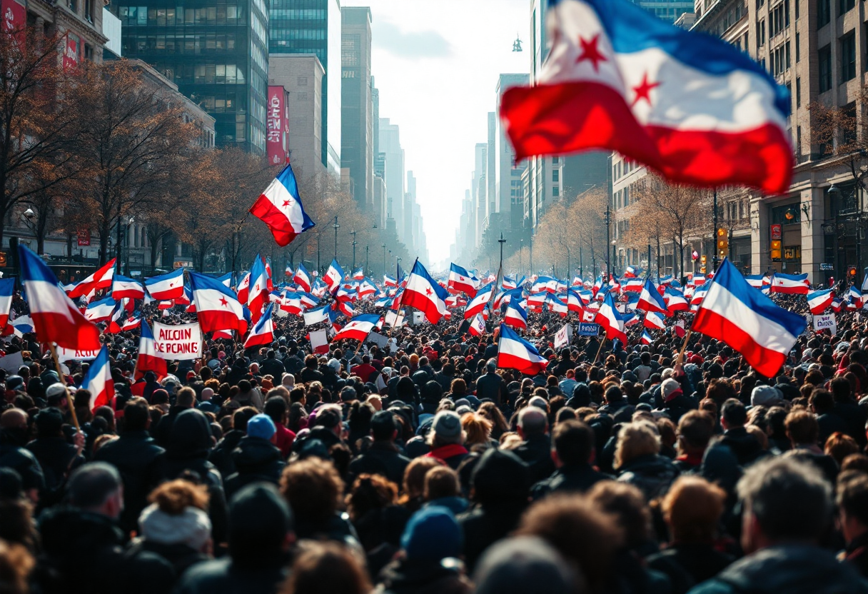 Fotógrafo lesionado durante enfrentamientos en marcha
