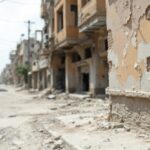 Fotografia di un fotojournalista in azione durante una crisi