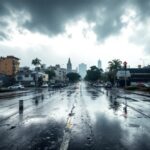 Lluvias y descenso de temperatura en São Paulo